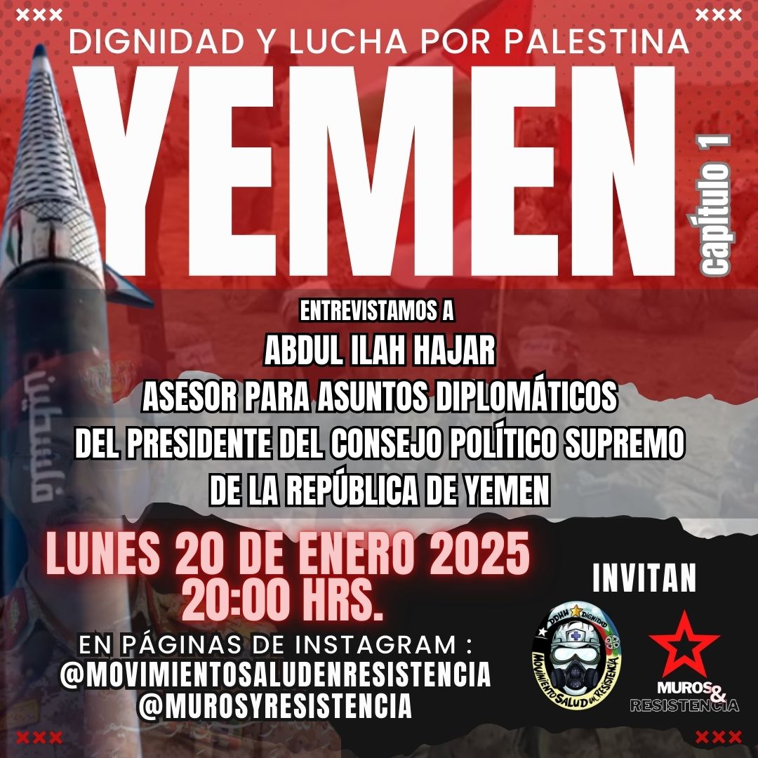 YEMEN : DIGNIDAD Y LUCHA POR PALESTINA, aquí puedes saber más sobre el valiente pueblo yemení